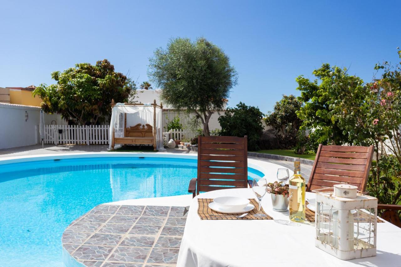 Bungalow Palm Mar With Pool And Garden Arona  Exterior foto